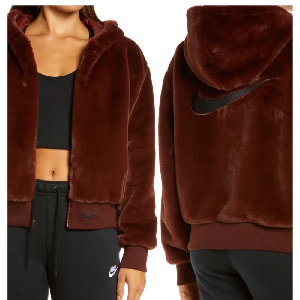 NWT NIKE ESSENTIALS FUR JACKET